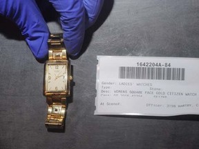 One of the pieces of stolen property recovered in a Durham Regional Police probe in Oshawa.