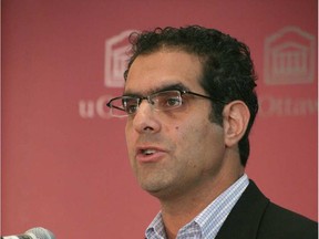 Amir Attaran, a University of Ottawa professor, is urging alumni and the federal government to stop giving money to the school until it does a better job meeting targets for promoting women, minorities, the disabled and indigenous researchers into the prestigious Canada Research Chairs program.