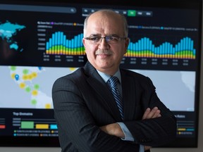 Ali Ghorbani, dean of the Faculty of Computer Science at the University of New Brunswick, is shown in a handout photo. (THE CANADIAN PRESS/HO-University of New Brunswick-Joy Cummings)