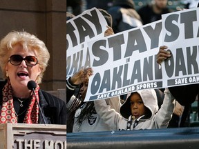 Mayor Carolyn Goodman thinks the Raiders are on their way to Las Vegas. (AFP/AP Photos)