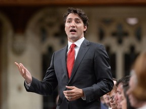 Prime Minister Justin Trudeau responds to a question during question period in the House of Commons in Ottawa on Tuesday, May 10, 2016.  THE CANADIAN PRESS/Adrian Wyld