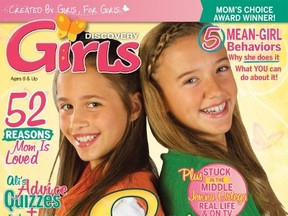The April/May cover for Discovery Girls.