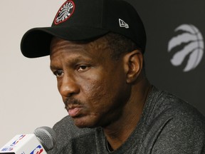 Raptors coach Dwane Casey had lots to say yesterday about how they can improve their play against the Heat tonight. (Stan Behal/Postmedia Network)