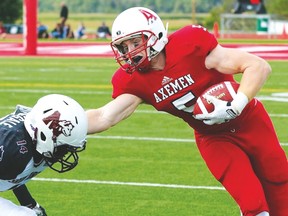 Receiver Brian Jones, a product of the Acadia Axemen, was selected four overall at the CFL draft on Tuesday night. (CIS/photo)