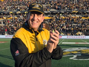 Hamilton Tiger-Cats’ head coach Kent Austin was ecstatic to land offensive lineman Brandon Revenberg with his first pick. (THE CANADIAN PRESS)