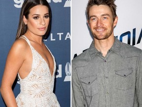 Lea Michele and Robert Buckley. (WENN.COM)