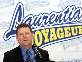 Laurentian Voyageurs men's hockey head coach Craig Duncanson will welcome new faces behind the bench and on the ice next season. JOHN LAPPA/THE SUDBURY STAR