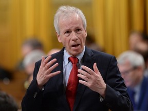Foreign Affairs Minister Stephane Dion responds to a question during question period in the House of Commons on Parliament Hill in Ottawa on Tuesday, May 3, 2016. (THE CANADIAN PRESS/Sean Kilpatrick)