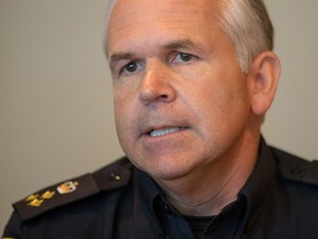 Ottawa police Chief Charles Bordeleau spoke to the Postmedia editorial board Wednesday, May 11, 2016.