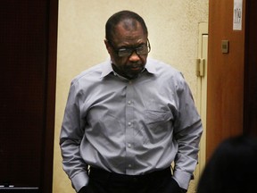 Lonnie Franklin Jr. appears in court in Los Angeles, on May 5, 2016. The former trash collector was convicted of 10 "Grim Sleeper" serial killings that spanned two decades and targeted vulnerable young black women in the inner city. (Barbara Davidson/Los Angeles Times via AP, Pool)