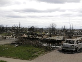 Destroyed property in Fort McMurray, Alberta. (AP Photo/Rachel La Corte)