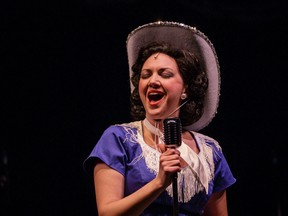 Alison MacDonald plays the title role in A Closer Walk with Patsy Cline.
(Barbara Zimonick/Courtesy of Western Canada Theatre)