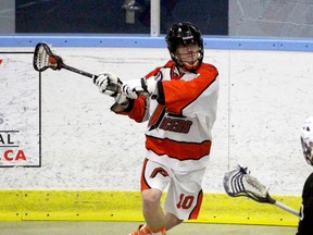 Korey Conroy had one goal and three assists as the Point Edward Pacers defeated the Wallaceburg Red Devils 10-9 Wednesday night. The club hosts Windsor Friday at 8 p.m. (Terry Bridge/Sarnia Observer/Postmedia Network)
