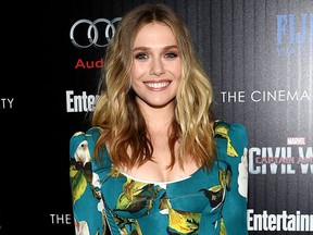 Actress Elizabeth Olsen attends a special screening of "Captain America: Civil War", hosted by The Cinema Society and Audi, at Brookfield Place, Henry R. Luce Auditorium on Wednesday, May 4, 2016, in New York.(Evan Agostini/Invision/AP)