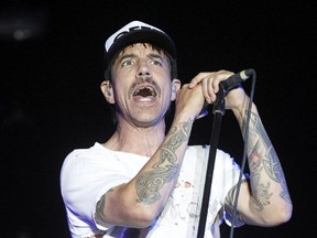 Anthony Kiedis of the Red Hot Chili Peppers performs during the Coachella Music Festival in Indio, Calif., on April 14, 2013. (REUTERS/Mario Anzuoni/File Photo)