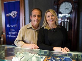 Loretta Gordon-Bock and husband Duane Bock, of Gordons Gold in London, are keeping up the family business started in 1980 by Loretta?s parents.  (MIKE HENSEN, The London Free Press)
