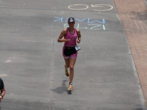 Nicole Walker, 27, won the female amateur division of the Ironman North American Championships in The Woodlands, Texas.