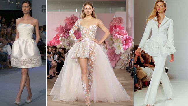 Brides rocking the midriff-baring or jumpsuit-wearing trend | Toronto Sun