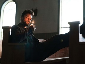 Dominic Cooper, who plays Jesse Custer in 'Preacher.' (AMC handout photo)