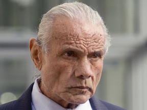 In this Nov. 2, 2015, file photo, former professional wrestler Jimmy "Superfly" Snuka leaves after his formal arraignment at the Lehigh County Courthouse in Allentown, Pa. (Michael Kubel/The Morning Call via AP, File)