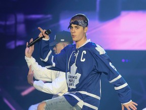 Justin Bieber takes his Purpose Tour to the Air Canada Centre in Toronto, Ont. on Wednesday May 18, 2016. Veronica Henri/Toronto Sun/Postmedia Network