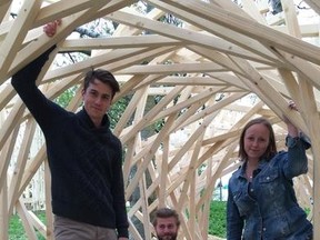 A team from Laurentian University's School of Architecture won the gold medal in an international competition in Bergen, Norway. Supplied photo