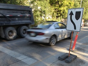 Expect to see road construction signs on Main Street this long weekend. (FILE PHOTO)