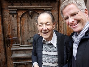 Herr Rolf Jung, a retired schoolmaster in Bacharach, Germany, shares his experiences during and after World War II. (photo: Rick Steves)