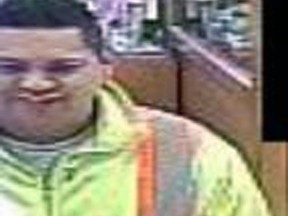 Kingston Police are looking for a male suspect who they say defrauded banking institutions  in Kingston, Ont. Supplied Photo