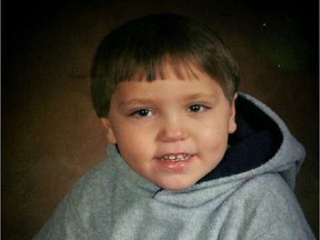 Jonathan Vetter, age five. His mother, Kellie Johnson, is accused of first-degree murder in his death, which happened early in the morning of Jan. 4, 2014.