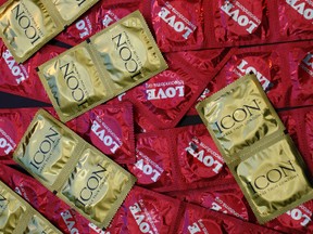 There will be 450,000 condoms distributed during the Rio de Janeiro Olympics in August to encourage athletes and staff to practice safe sex. (Damian Dovarganes/AP Photo/Files)