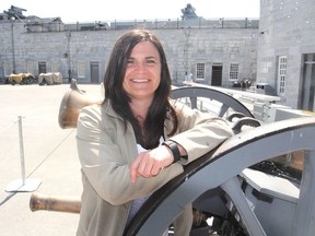 Jennifer Tarini is the manager at Fort Henry in Kingston, Ont. on Friday, May 20, 2016. The fort opens for the new season on Saturday, May 21 with new displays and exhibits that portray the life in a British fort in 1867. Michael Lea The Whig-Standard Postmedia Network