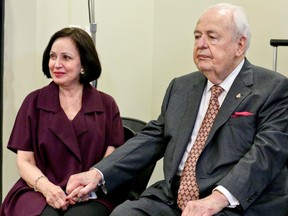Saints owner Tom Benson, seen here with his wife Gayle Benson, accuses his heirs of trying to kill him for leaving them with nothing in the family trust. (Derick E. Hingle/USA TODAY Sports)