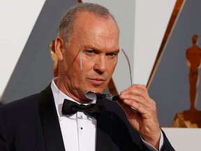 Michael Keaton arrives at the 88th Academy Awards in Hollywood, Calif., Feb. 28, 2016.  REUTERS/Adrees Latif