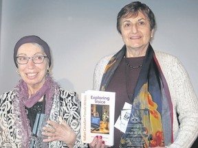 Sarnia authors Venera Fazio and Delia De Santis were recently honoured by the Association of Italian Canadian Writers. The pair will be releasing two new books at an event at Sarnia's Dante Club on Sunday. Submitted photol