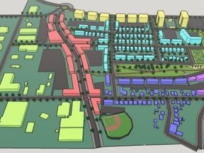 One of the projects by Queen's University urban and regional planning students stands out for the way it embraces the concept of the Wellington Street extension, not only anticipating the possible reopening of the roadway between Ordnance and Cataraqui streets along the inner harbour, but extending it all the way to John Counter Boulevard. (Supplied image)