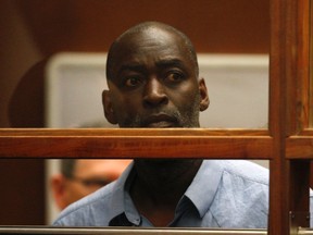 Actor Michael Jace appears at an arraignment hearing for a murder charge in Los Angeles Superior Court in Los Angeles, May 22, 2014. Jace went on trial Monday for the suspected killing of his wife in Los Angeles in 2014.  REUTERS/David McNew/Pool