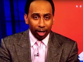 Analyst Stephen A. Smith talks during an ESPN broadcast on May 23, 2016. (YouTube screen grab)