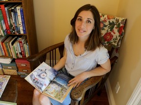 Emily Mountney-Lessard/The Intelligencer
Thérèse Cilia, painter and illustrator, is shown here in her Belleville home on Tuesday.