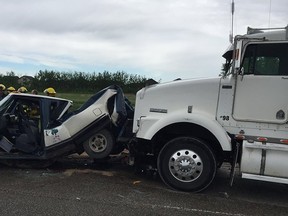 Construction crash on Perimeter