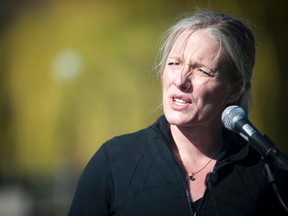 Catherine McKenna, Minister of Environment and Climate Change and Minister responsible for Parks Canada announced new water access points for paddlers at Patterson Creek off Rideau Canal, May 10, 2016. (Ashley Fraser/Ottawa Citizen/Postmedia Network)