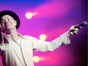 The Tragically Hip led by Gord Downie performed on the Bell stage Friday July 17, 2015 at RBC Ottawa Bluesfest.  (Ashley Fraser/Ottawa Citizen)