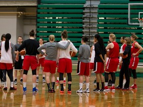 The Canadian women's national basketball team is back at the Saville Community Sports Centre for their first training camp of the year. (Greg Southam)