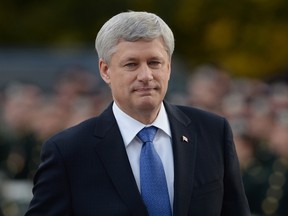 Former Prime Minister Stephen Harper is doing well and looking forward to a life after politics. THE CANADIAN PRESS/Sean Kilpatrick