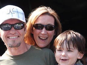 Jodi Decker and her husband, the late Glenn Williams with their son Mike in 2009. (Submitted photo)