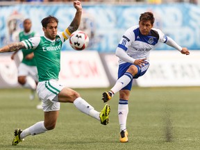 The Eddies will be without one of their top offensive weapons, Dustin Corea, when they travel to Miami this weekend, as the midfielder will be on the El Salvador national team for a game in Washington, D.C. (Ian Kucerak)
