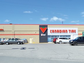 Photo by KEVIN McSHEFFREY/THE STANDARD
Elliot Lake’s Canadian Tire Store is looking to expand its retail space by cutting down on its warehouse area. However, it needs approval from city council because it would not have the required parking spaces to accommodate the expansion.