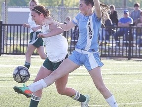 The St. Benedict Bears and Confederation Chargers battled it out for the city title Wednesday with the Bears coming out on top. Both teams will take part in Friday's NOSSA championships at Howard Armstrong Centre in Val Caron.