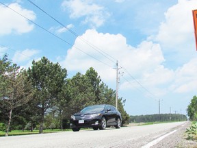 Waterworks Road, shown on Thursday May 26, 2016 in Sarnia, Ont.,  was named the worst road in southwestern Ontario by online voters in this year's CAA Worst Roads Campaign. Sarnia is planning to begin work this year on major improvements to a section of the road.
 Paul Morden/Sarnia Observer/Postmedia Network