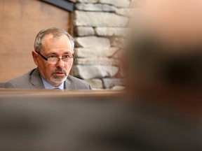 Tim Miller/The Intelligencer
Hastings County CAO Jim Pine speaks during a council meeting on Thursday in Belleville.